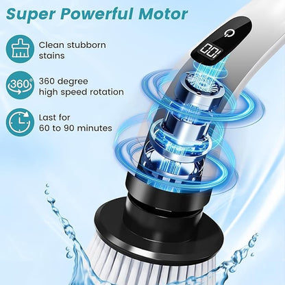 TurboScrub 9-Head Rechargeable Spin Brush