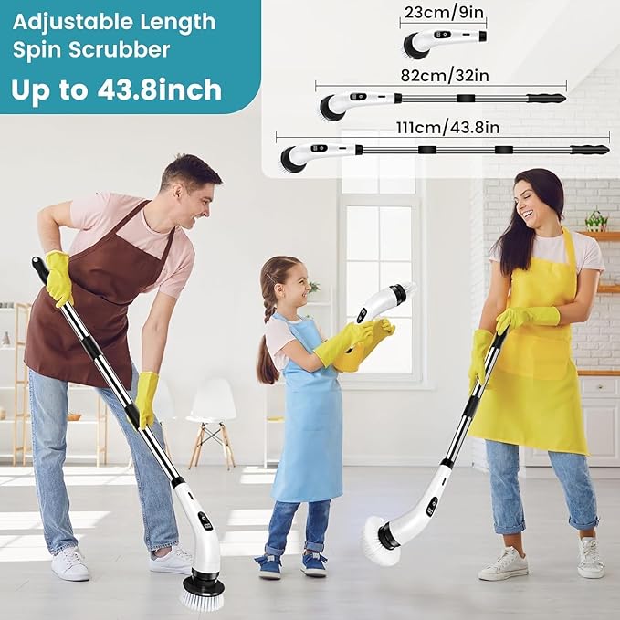 TurboScrub 9-Head Rechargeable Spin Brush