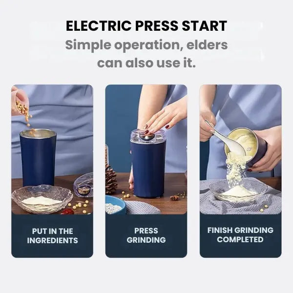 RareVerrse PowerGrind Pro – 200W Electric Grinder for Coffee, Spices & Nuts