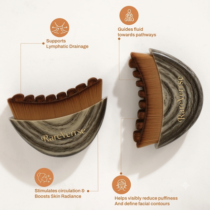 SculptGlow Facial Contour Brush – Daily De-Puffing & Radiance Tool